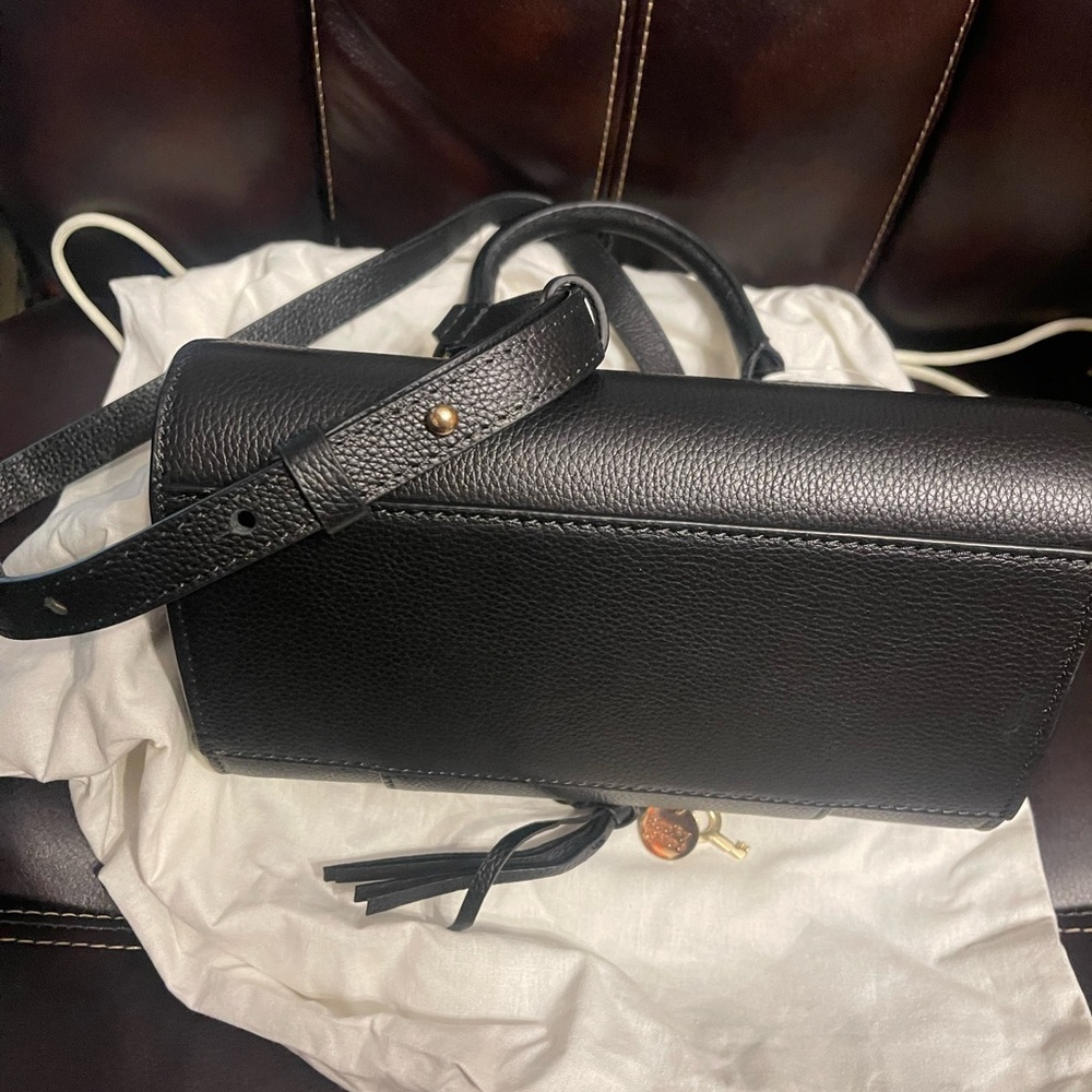Sold———-///See By Chloe Joan Black Leather Crossbody Bag - Picture 6 of 7